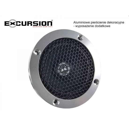 Excursion PX-6.3C  3-drożny zestaw głośnikowy SQ: 2 tweetery 26mm, 2 midrange 80mm, 2 woofery 165mm, 4 zwrotnice - 2ohm, 120/300W, 88dB, 100-30000Hz,